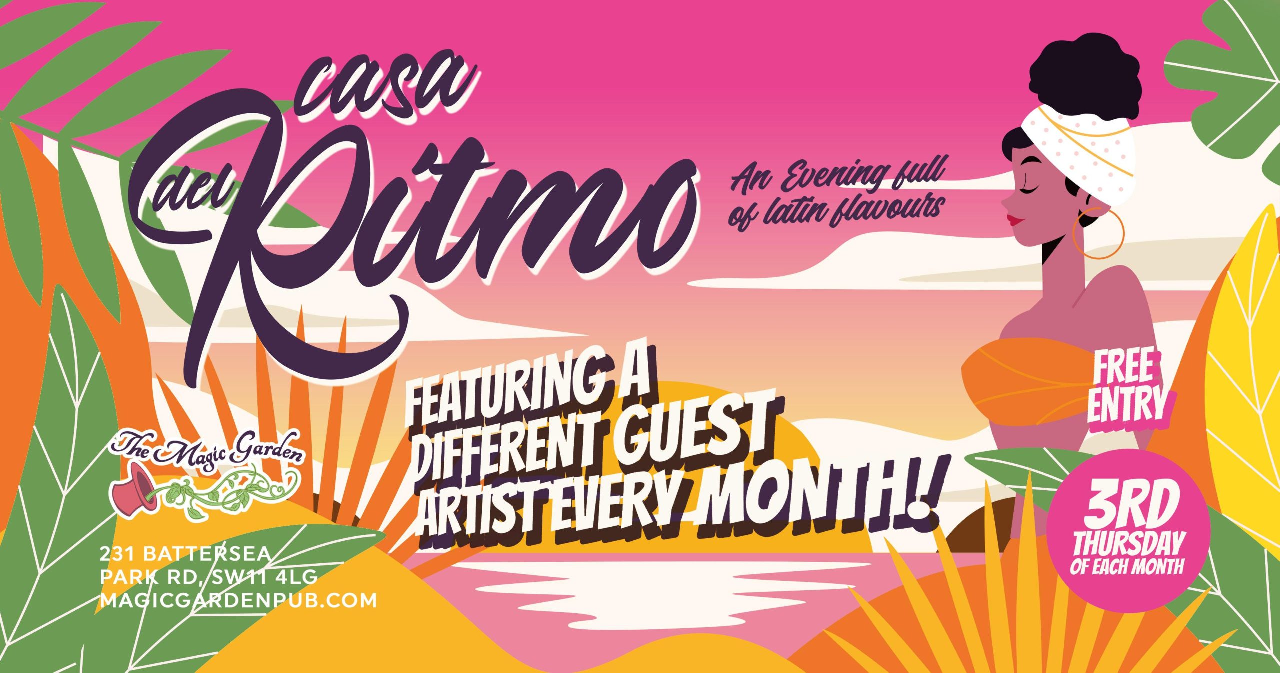 Casa Del Ritmo at The Magic Garden Magic Garden Pub